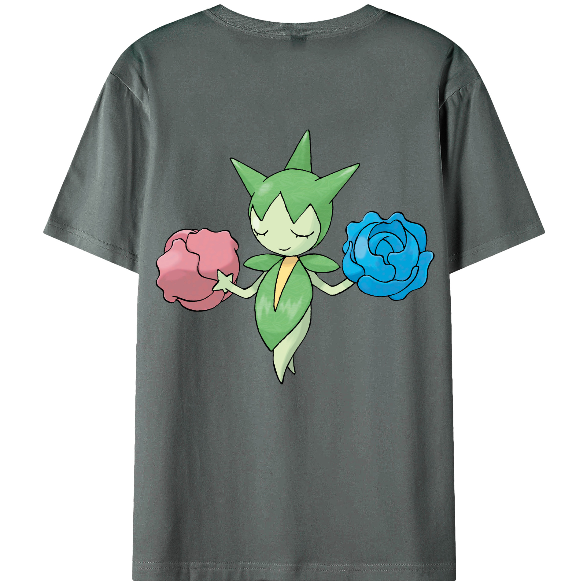 （画像用） ポケットモンスター Pokémon 綿100％半袖Tシャツ（背面プリント）